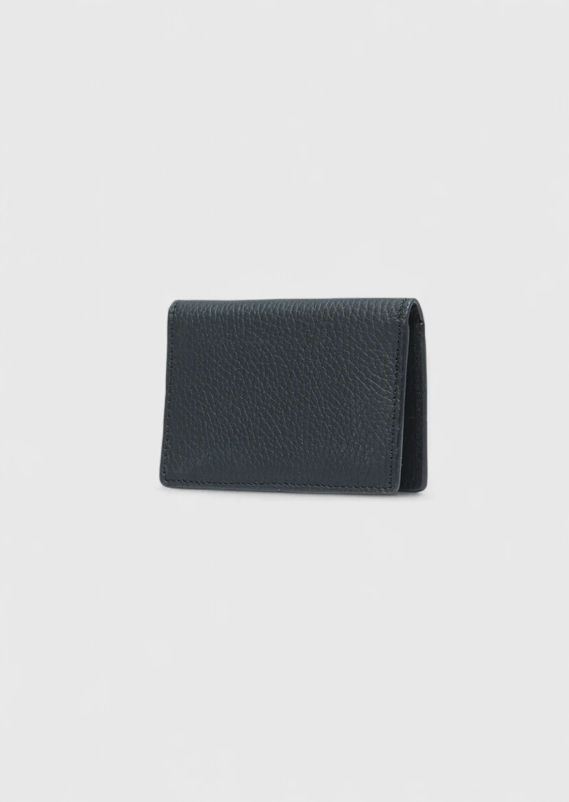 Black Cow Leather Card Holder - 3
