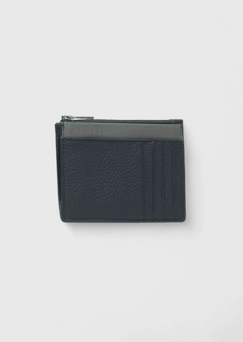 Black Cow Leather Card Holder - 1