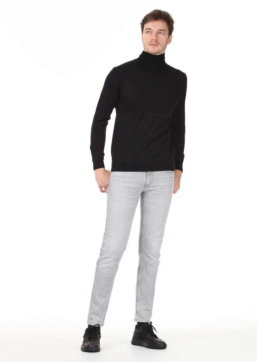 Black Knitwear Sweatshirt - 3