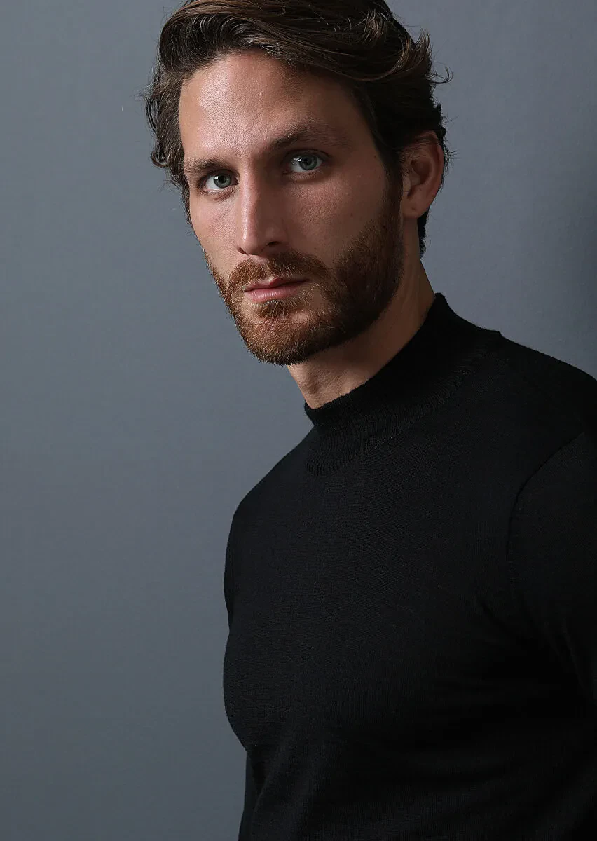 Black Knitwear Sweatshirt - 2