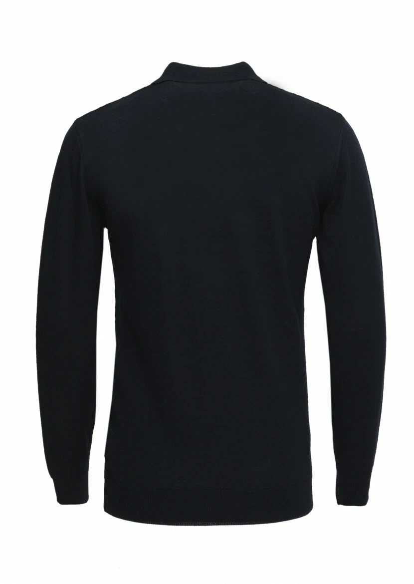 Black Knitwear Sweatshirt - 4