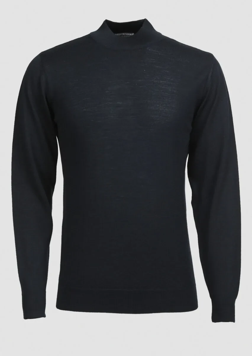 Black Knitwear Sweatshirt - 6
