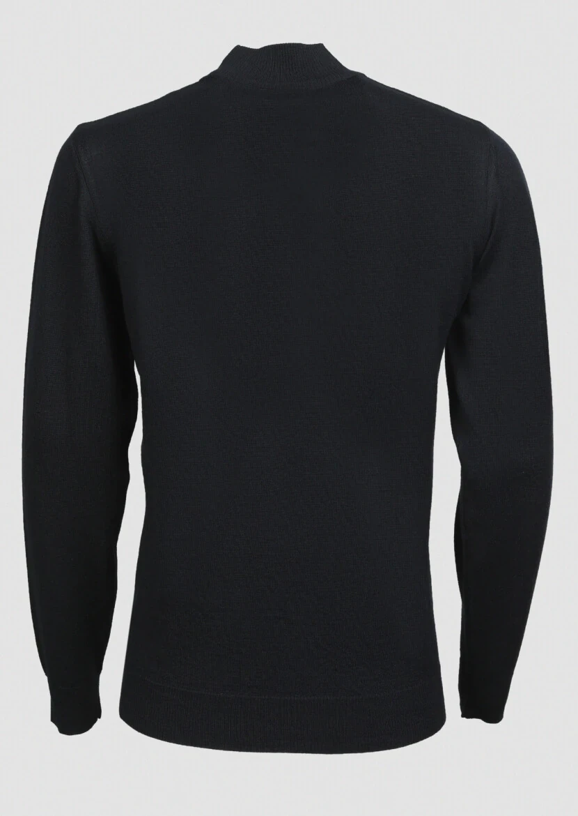 Black Knitwear Sweatshirt - 7
