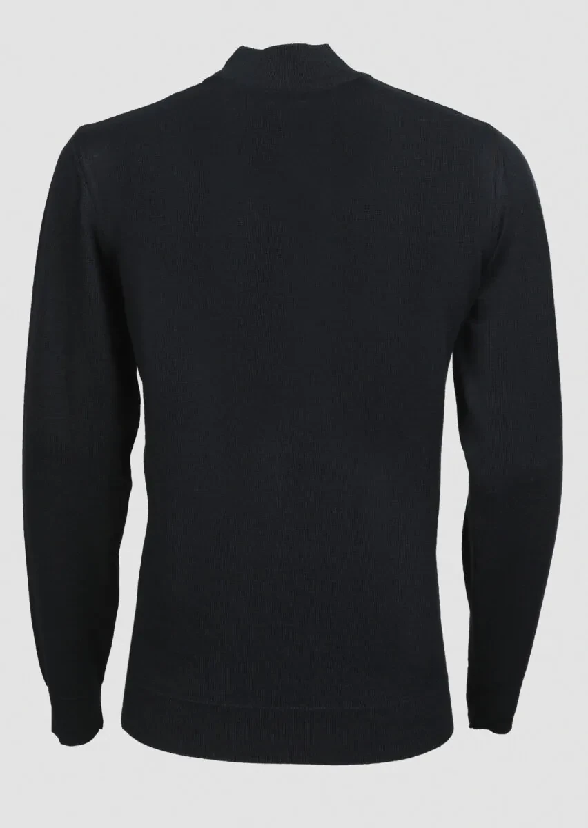 Black Knitwear Sweatshirt - 7