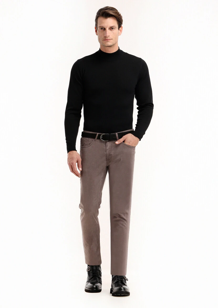 Black Knitwear Sweatshirt - 1