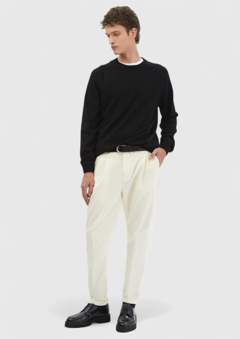 Black Knitwear Sweatshirt - RAMSEY