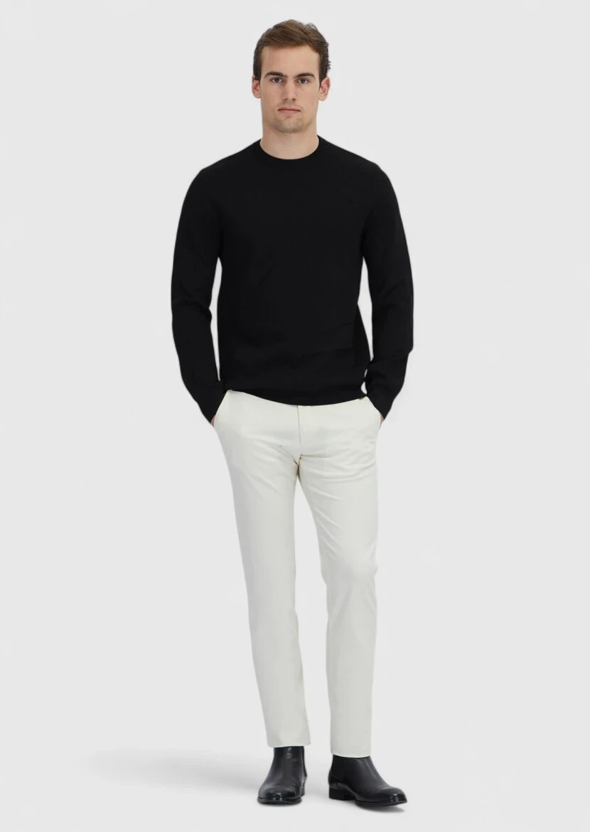 Black Knitwear Sweatshirt - RAMSEY