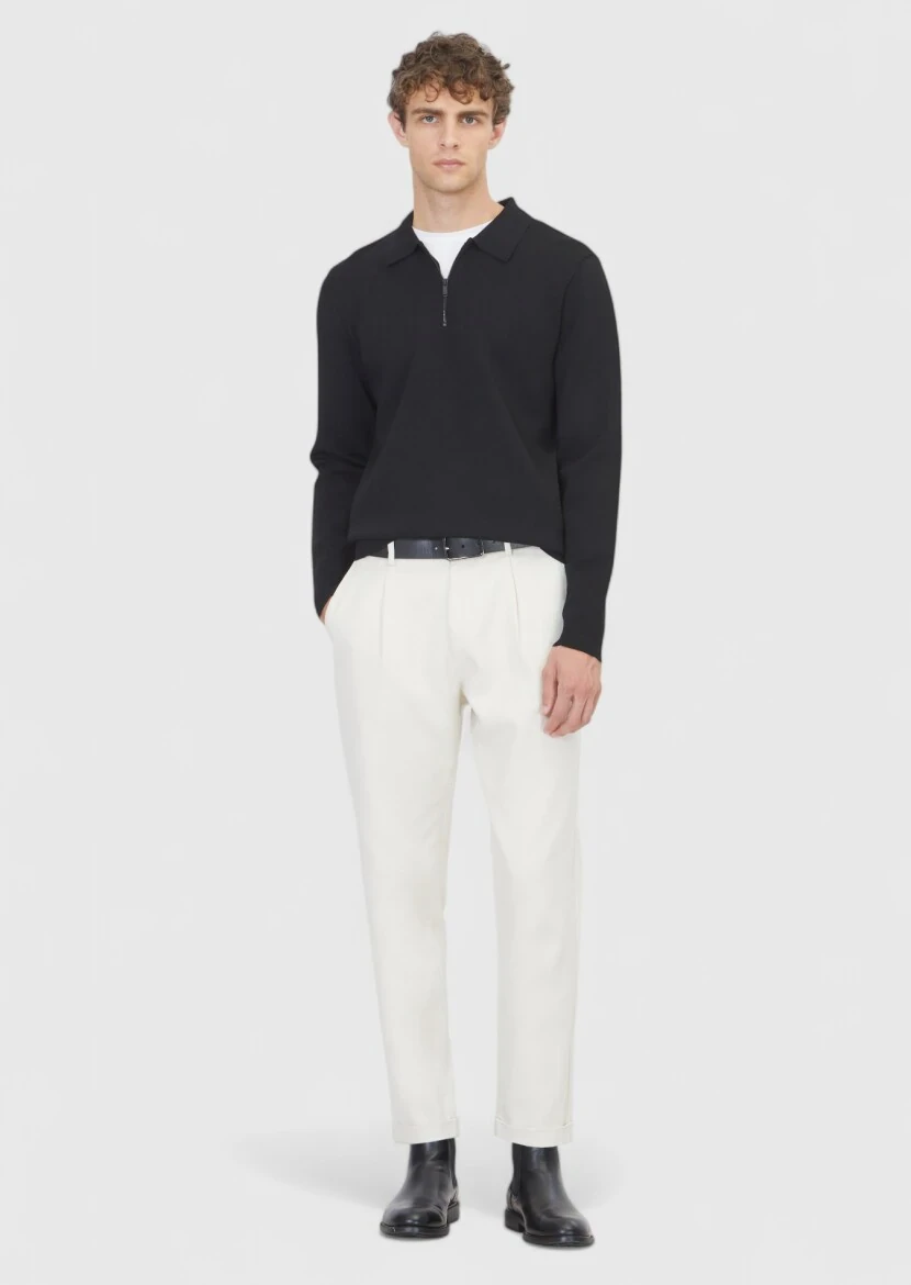 Black Knitwear Sweatshirt - RAMSEY