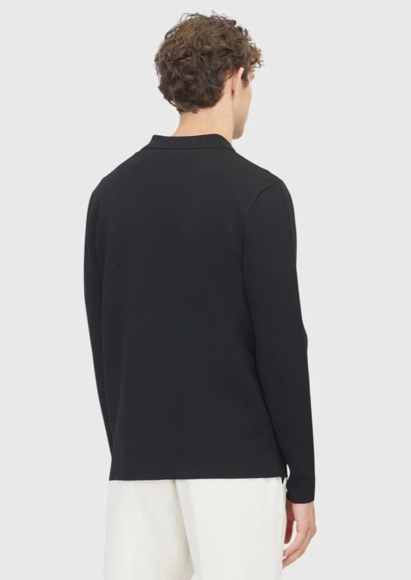 Black Knitwear Sweatshirt - 6