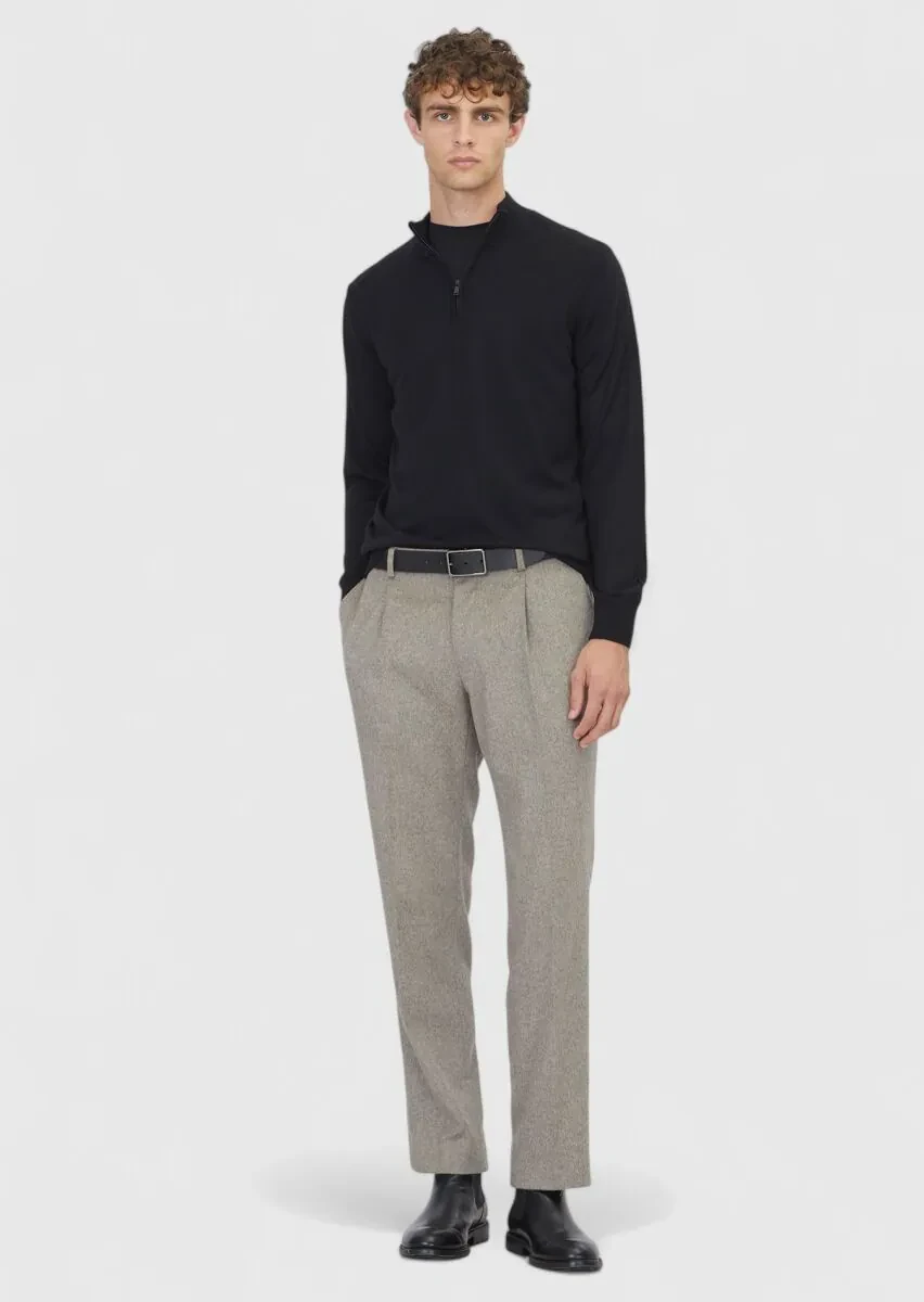 Black Knitwear Sweatshirt - 2