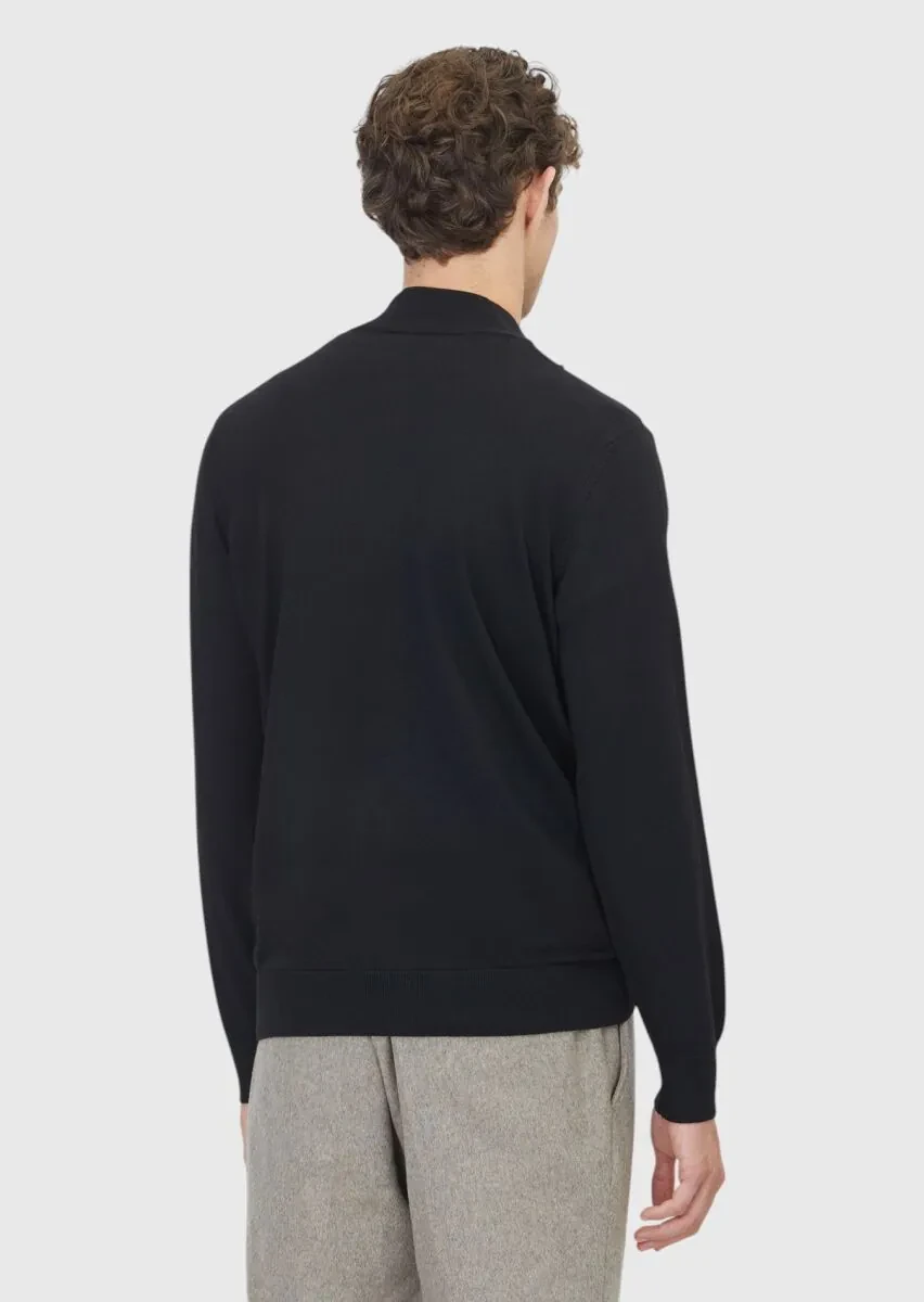 Black Knitwear Sweatshirt - 6