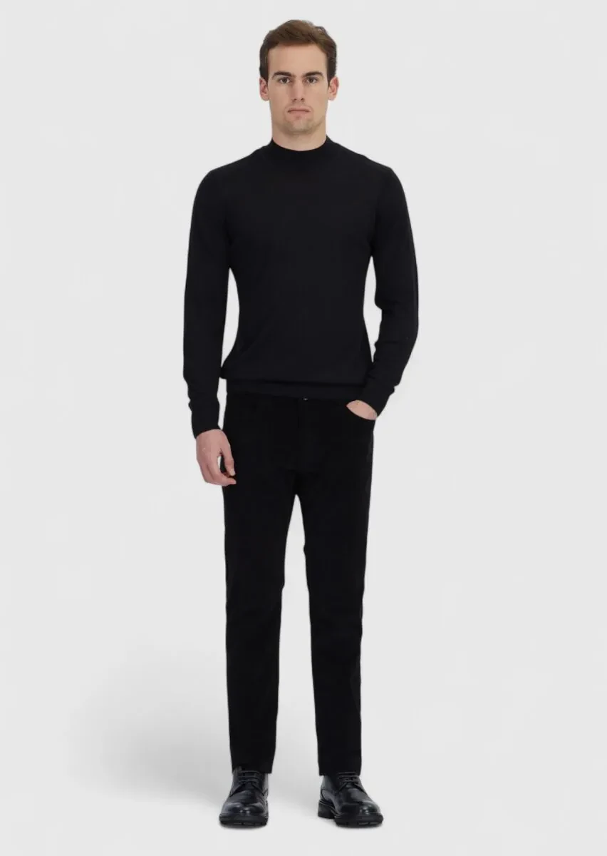 Black Knitwear Sweatshirt - 2