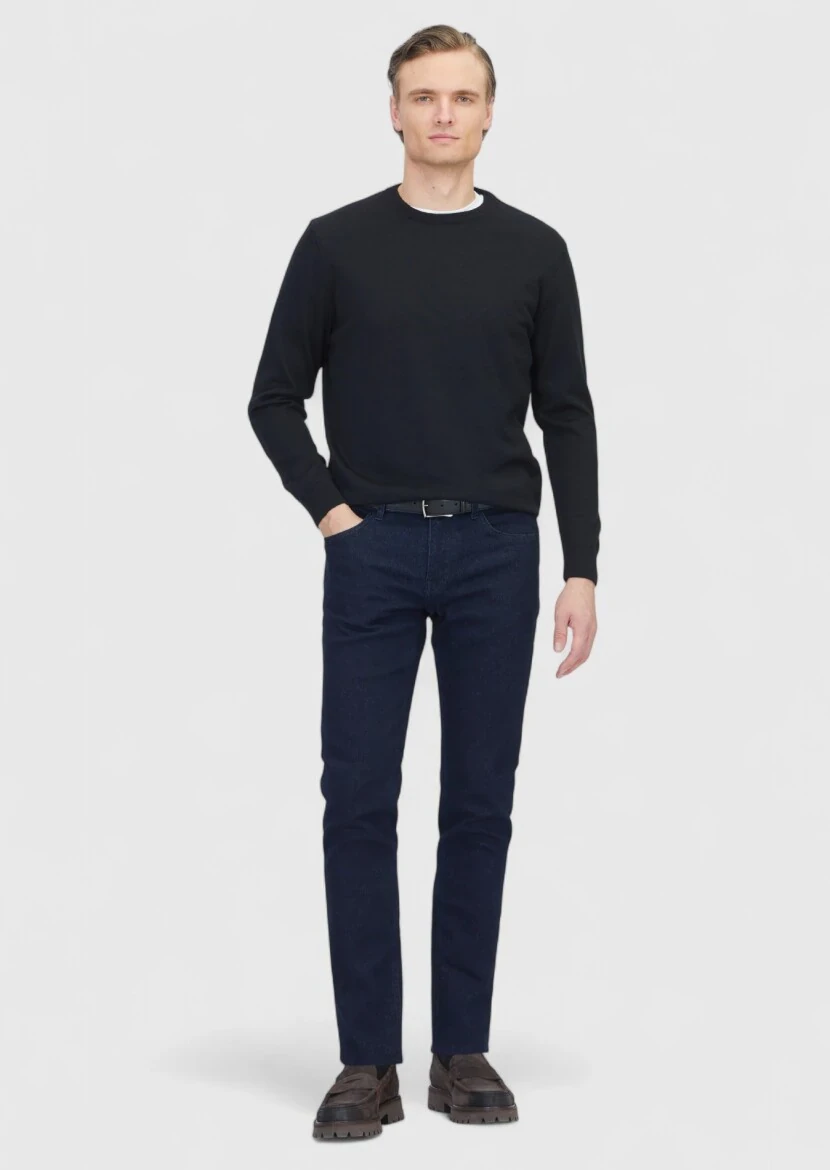 Black Knitwear Sweatshirt - RAMSEY