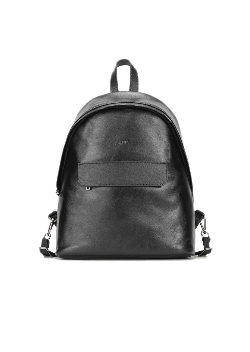 Black Leather Bag - 1