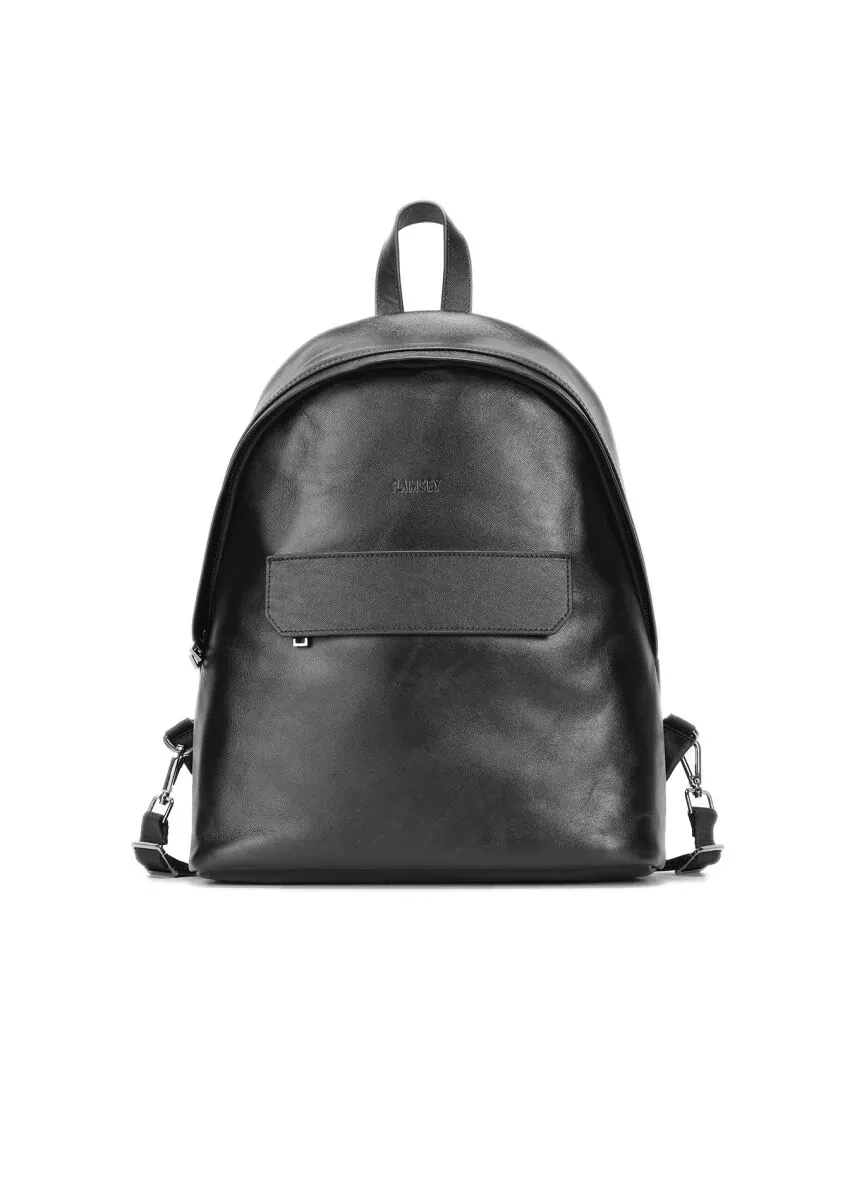 Black Leather Bag - 1