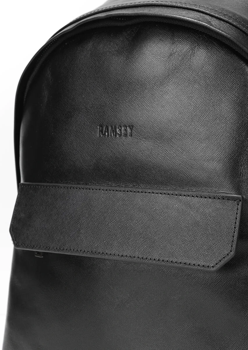 Black Leather Bag - 4