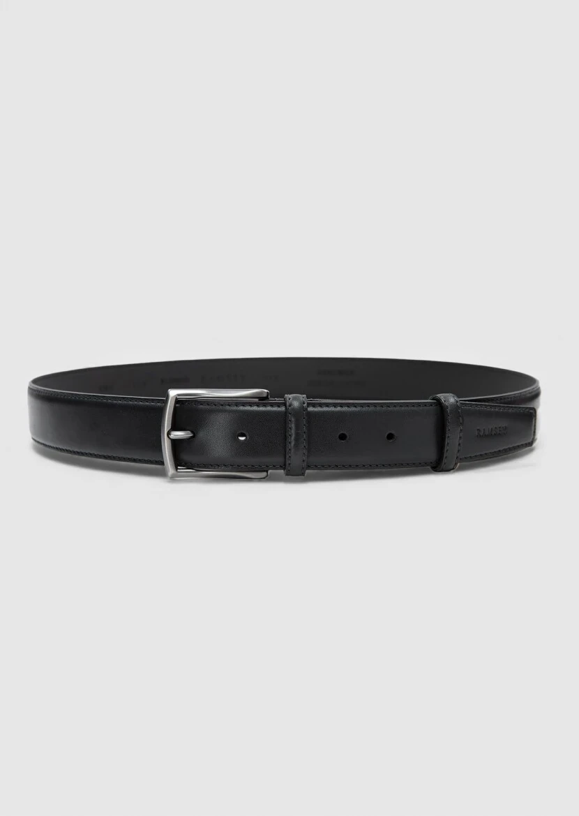 Black Leather Belt 