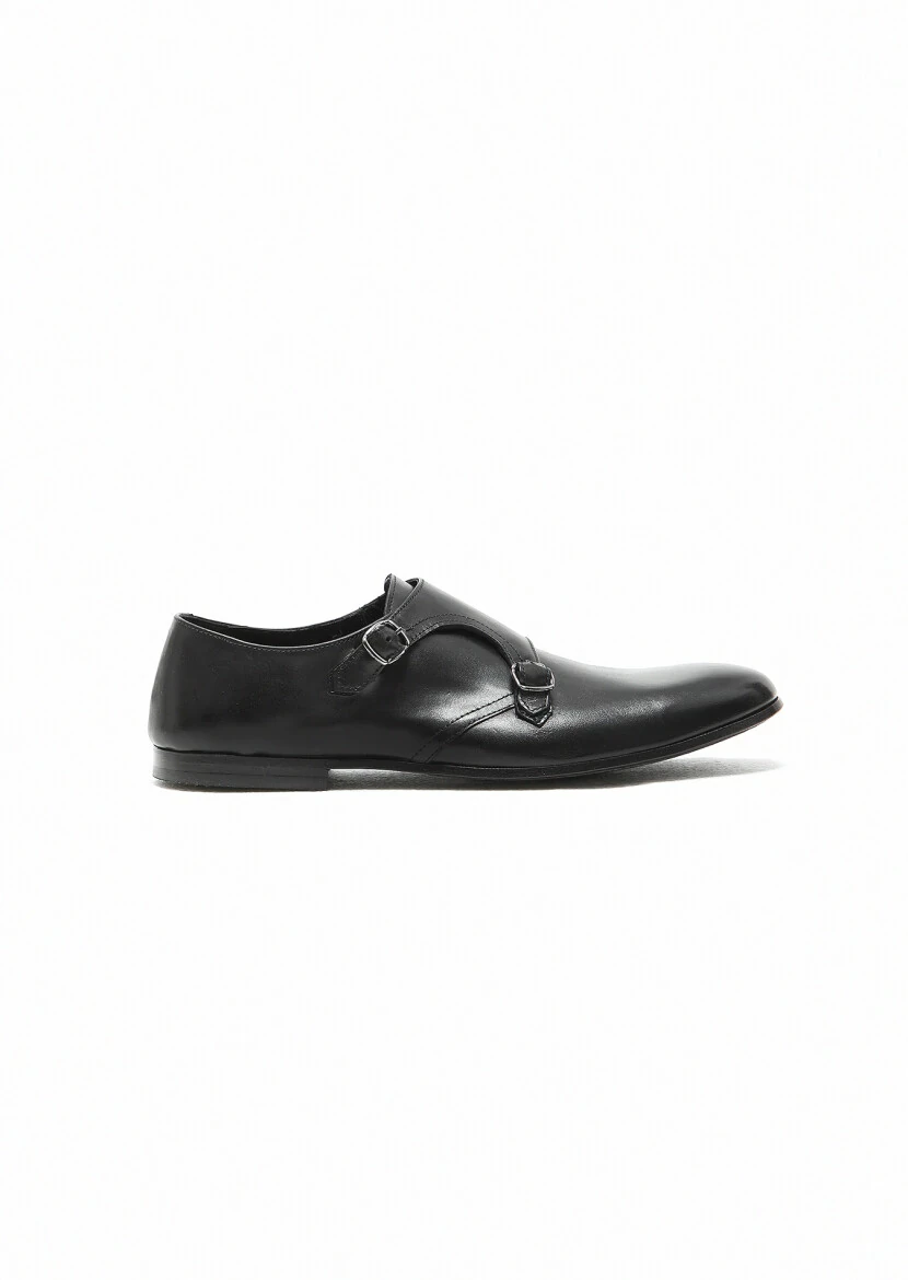 Black Leather Classical Loafer - RAMSEY