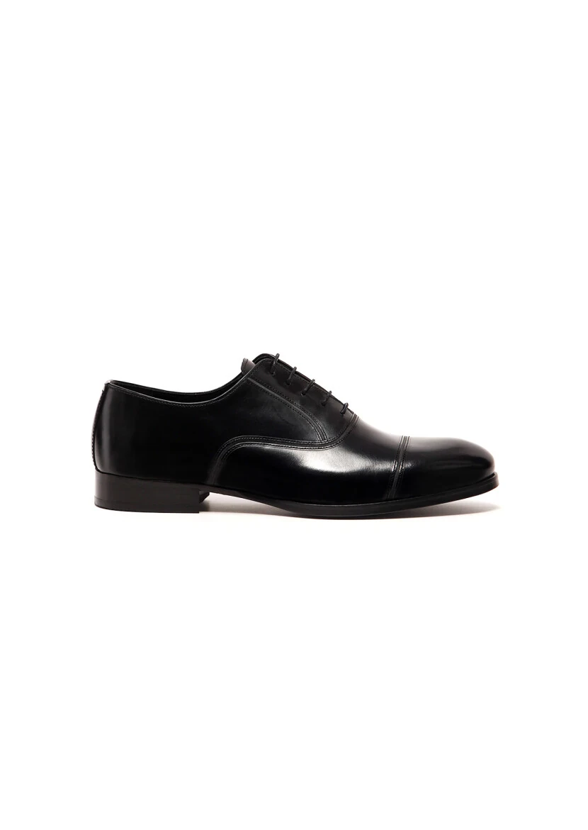 Black Leather Classical Shoes - RAMSEY