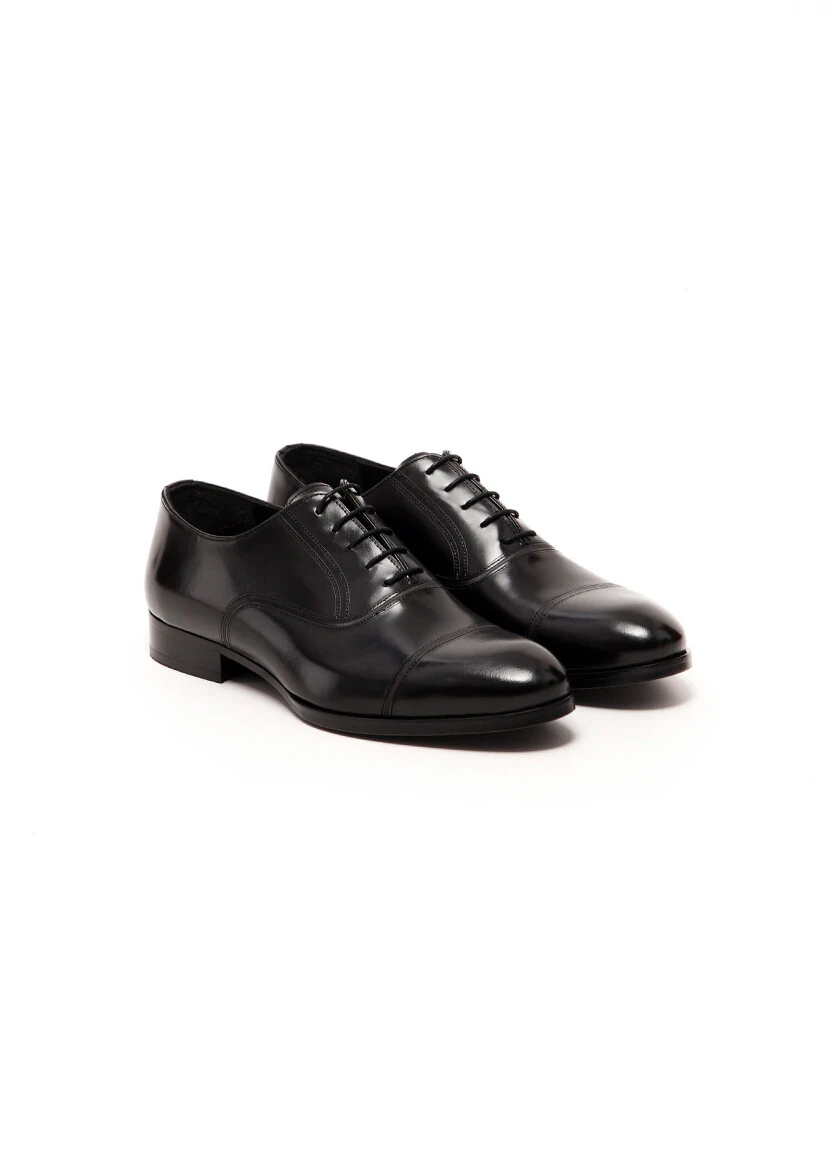 Black Leather Classical Shoes - RAMSEY