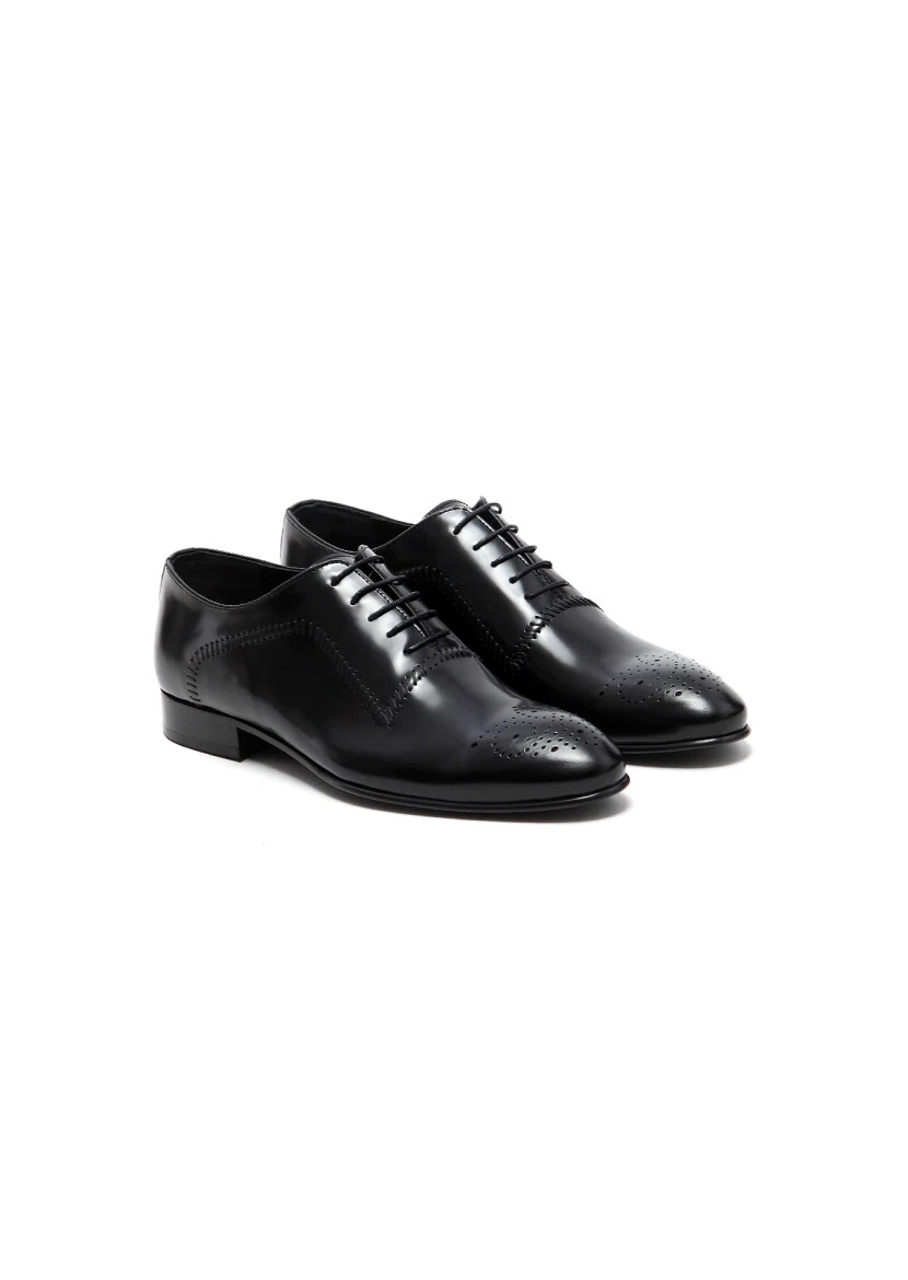 Black Leather Classical Shoes - RAMSEY