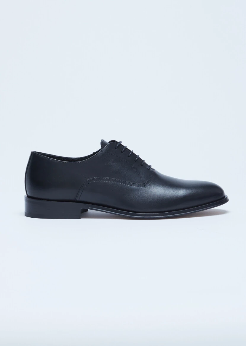 Black Leather Classical Shoes - RAMSEY