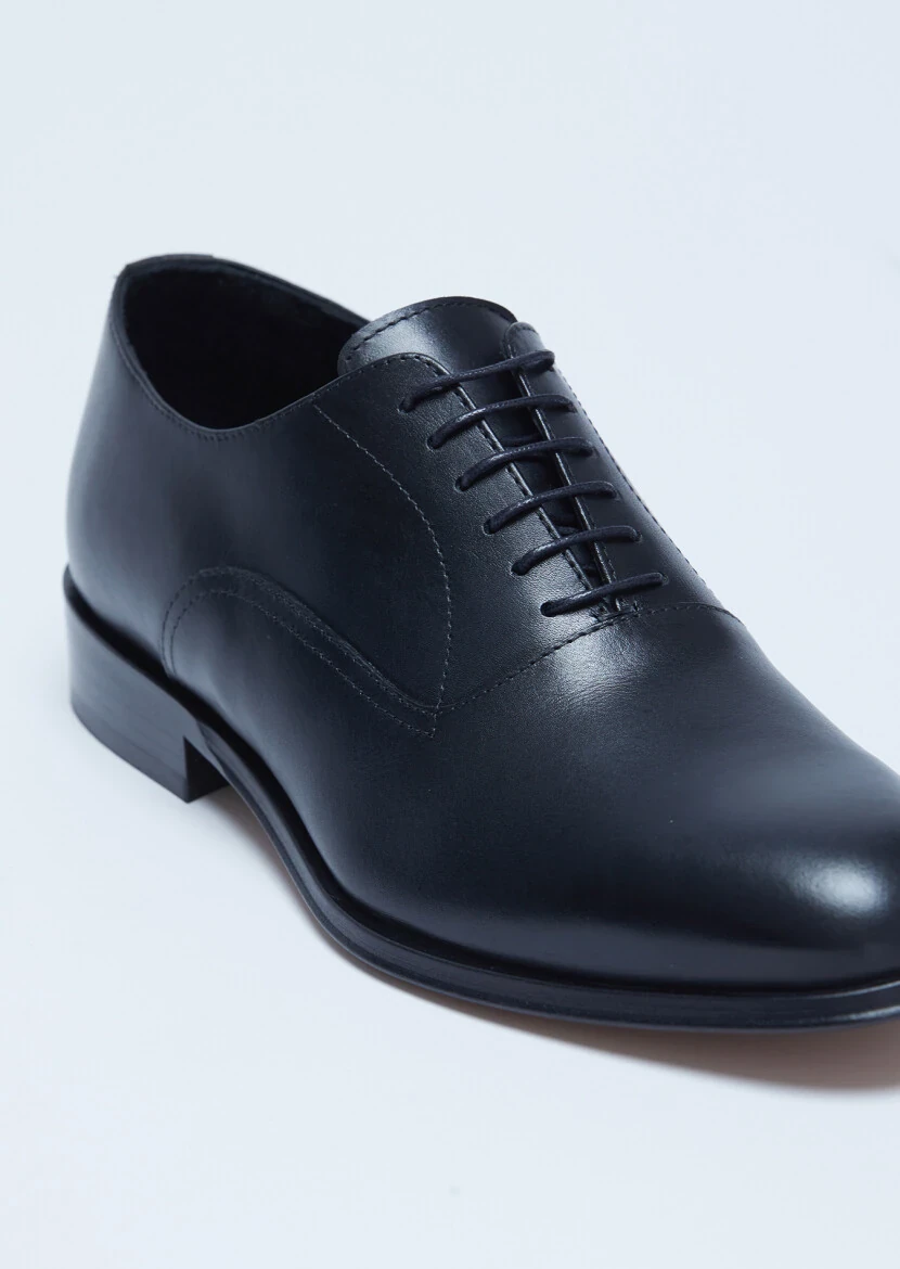 Black Leather Classical Shoes - RAMSEY