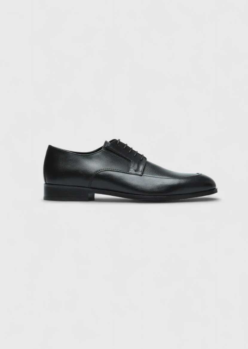 Black Leather Classical Shoes - RAMSEY