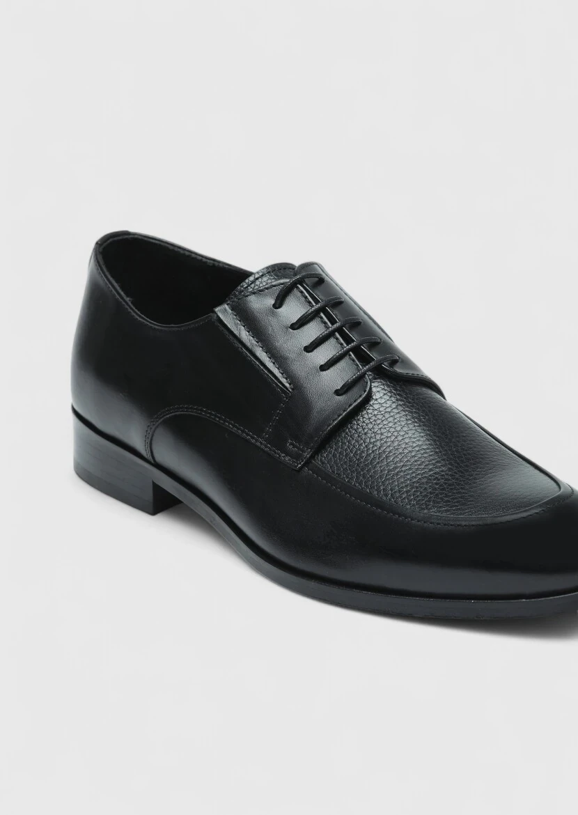 Black Leather Classical Shoes - RAMSEY