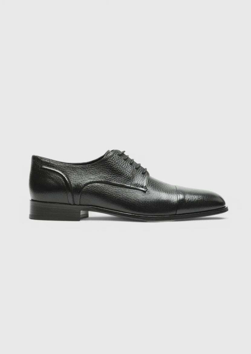 Black Leather Classical Shoes - RAMSEY