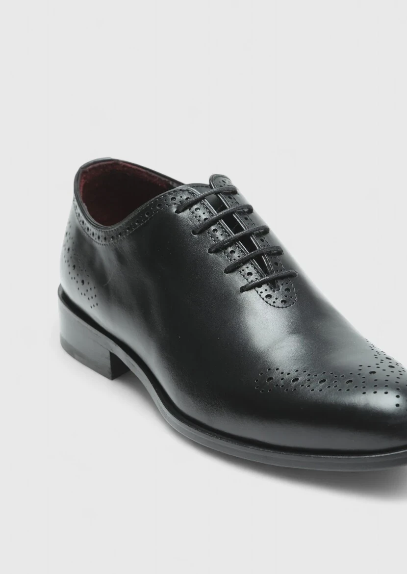 Black Leather Classical Shoes - RAMSEY
