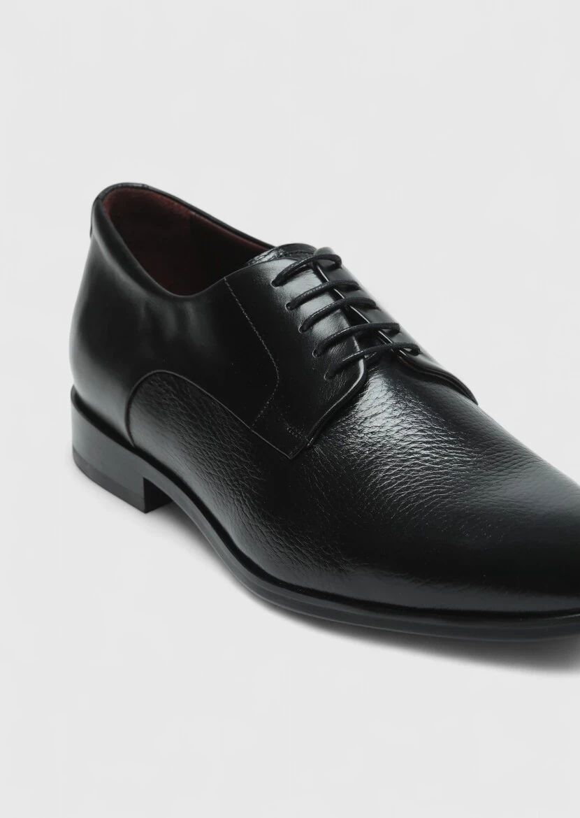 Black Leather Classical Shoes - RAMSEY