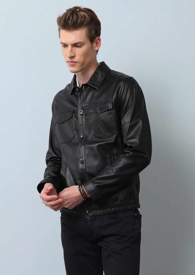 Black Leather Jacket - 1