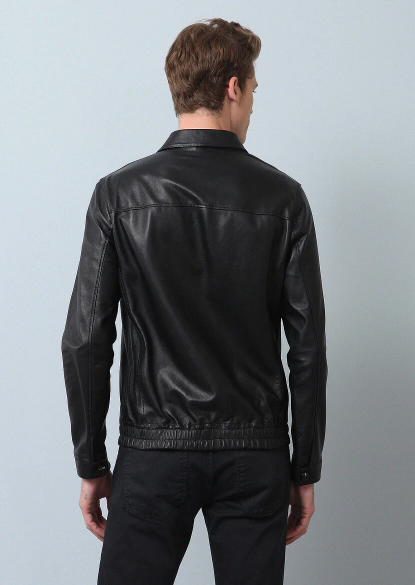 Black Leather Jacket - 5
