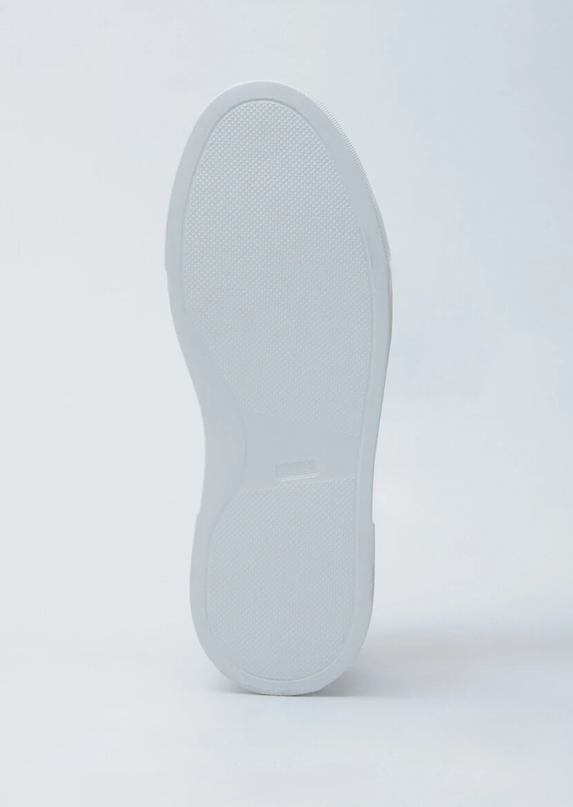 Black Leather Sneaker - 4