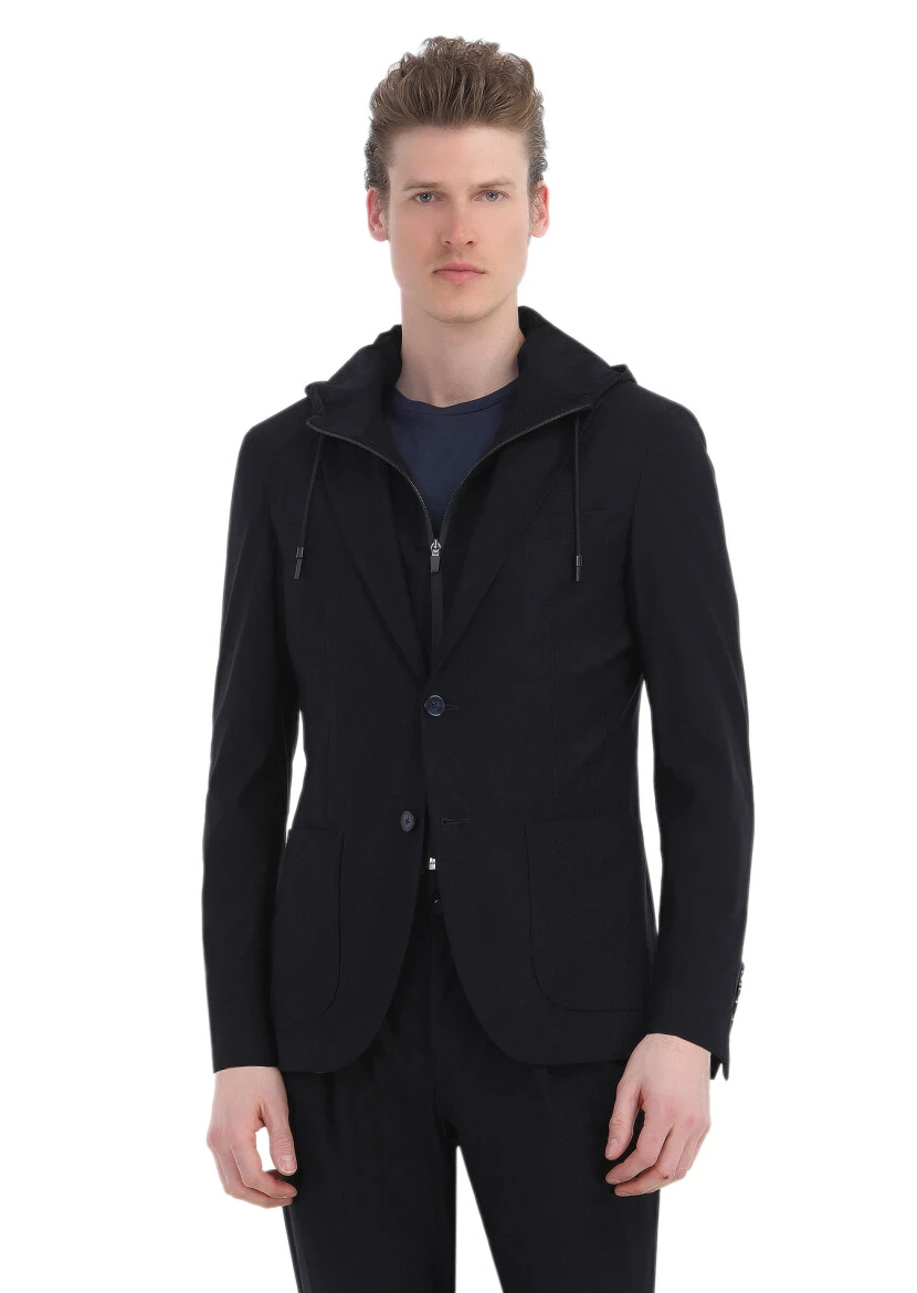 Black Micro Comfort Fit Suit - RAMSEY