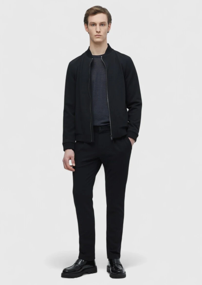 Black Micro Comfort Fit Suit - RAMSEY