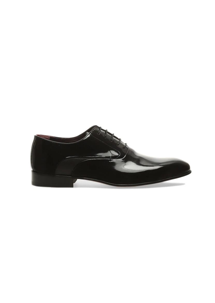 Black Patent Leather Classical Dress Shoes - RAMSEY