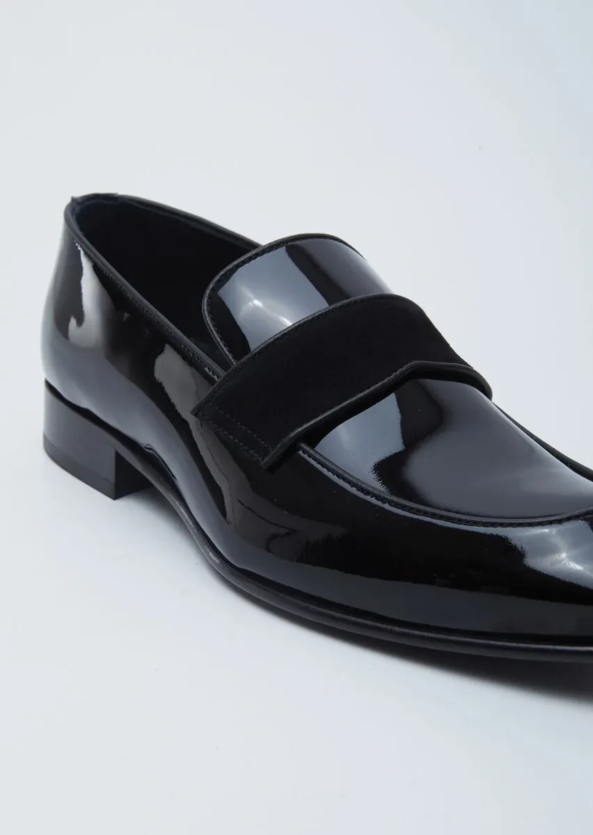 Black Patent Leather Classical Dress Shoes - 2