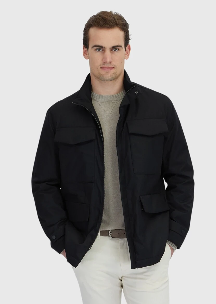 Black Regular Fit Blazer - RAMSEY