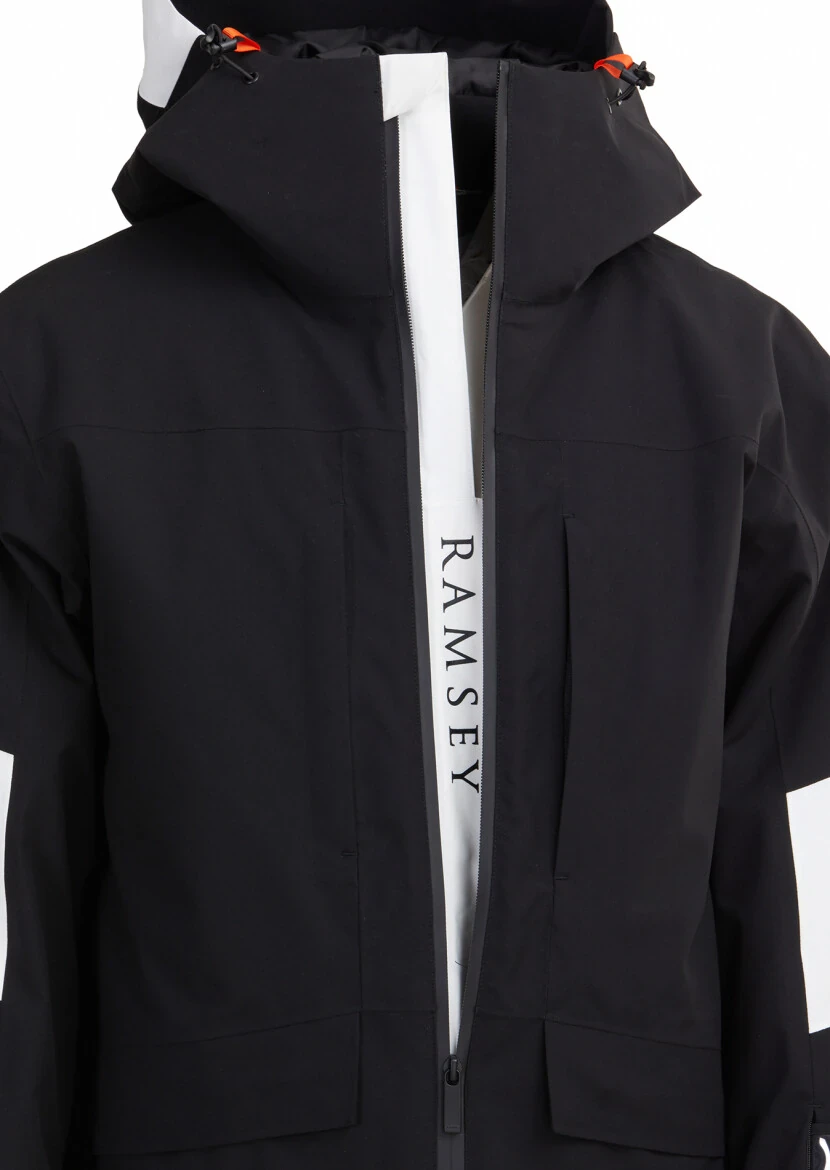 Black Regular Fit Hooded Casual Weaving Coat - 6