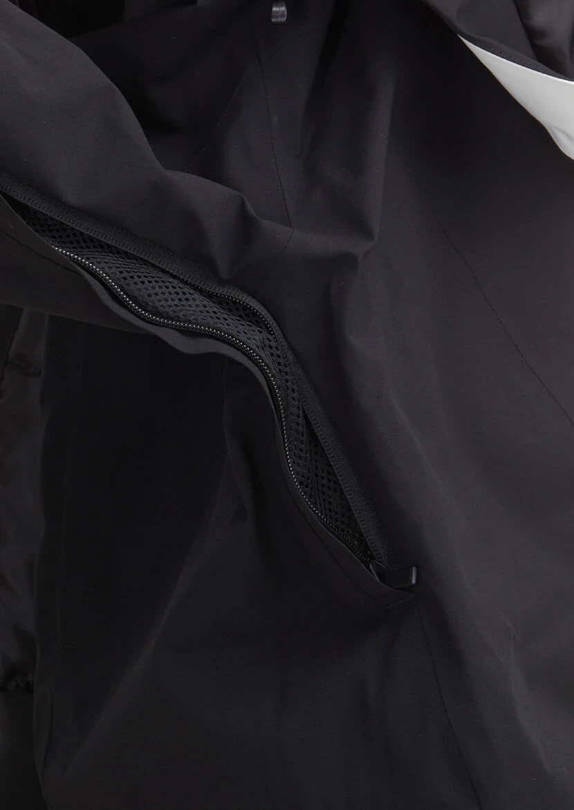 Black Regular Fit Hooded Casual Weaving Coat - 10