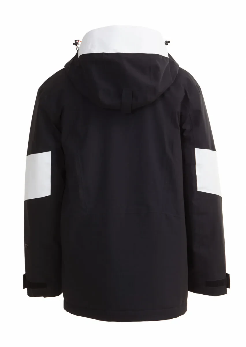 Black Regular Fit Hooded Casual Weaving Coat - 13