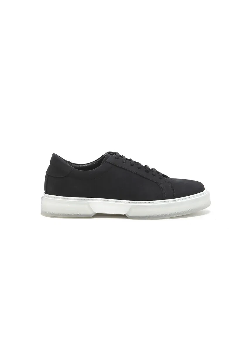 Black Suede Sneaker - 1