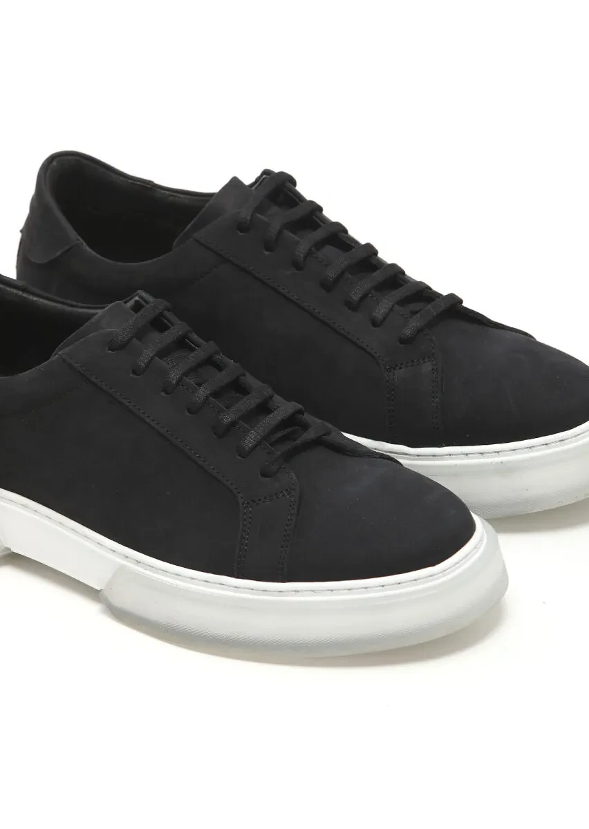 Black Suede Sneaker - 3