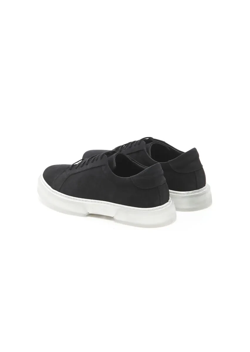 Black Suede Sneaker - 4