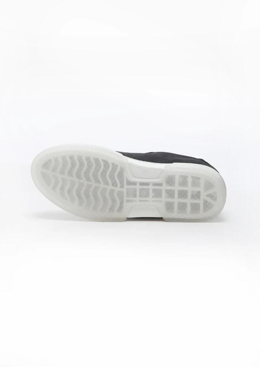 Black Suede Sneaker - 5