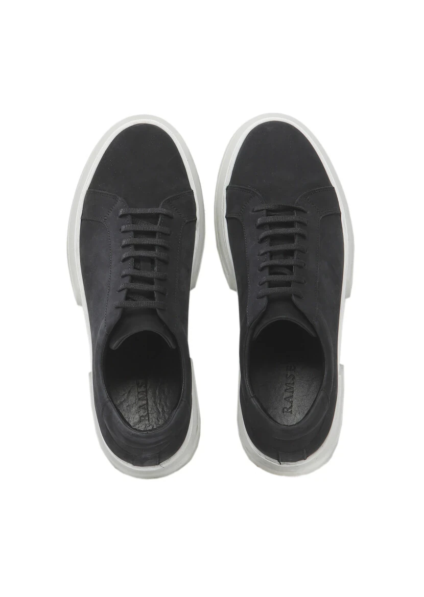 Black Suede Sneaker - 6