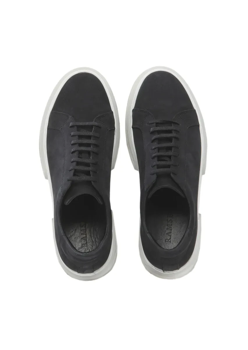 Black Suede Sneaker - 6