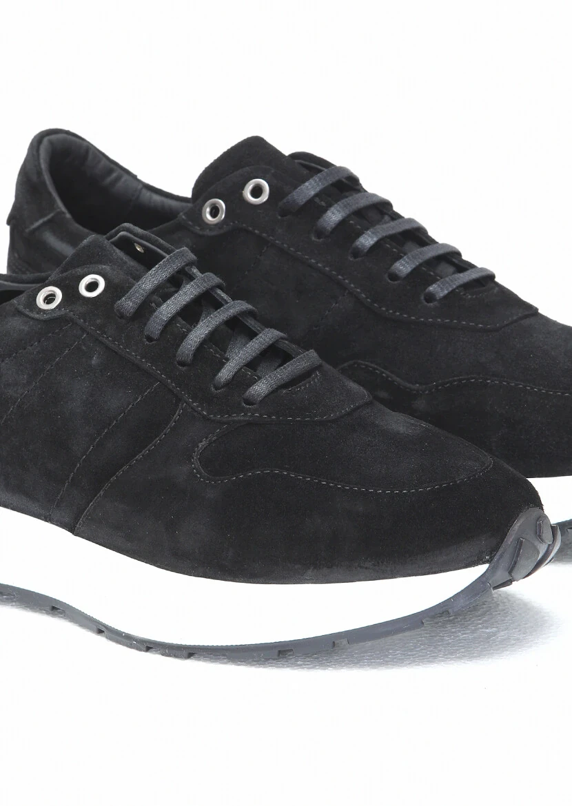 Black Suede Sneaker - 3